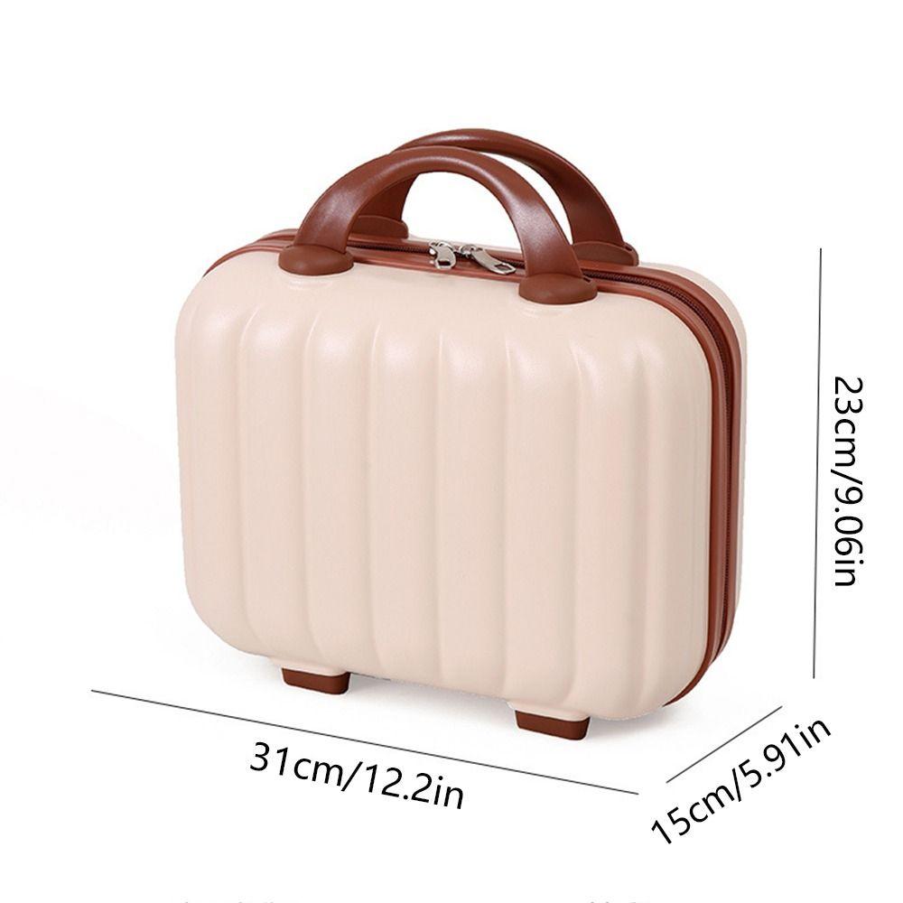Suitcase Candy Color Suitcase Storage Toiletry Box 14-inch Cosmetic Cases  Outdoor
