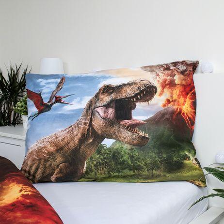Pościel 140X200 Park Jurajski Dinozaur Wulkan 6762 Jurassic Park Poszewka 70X90