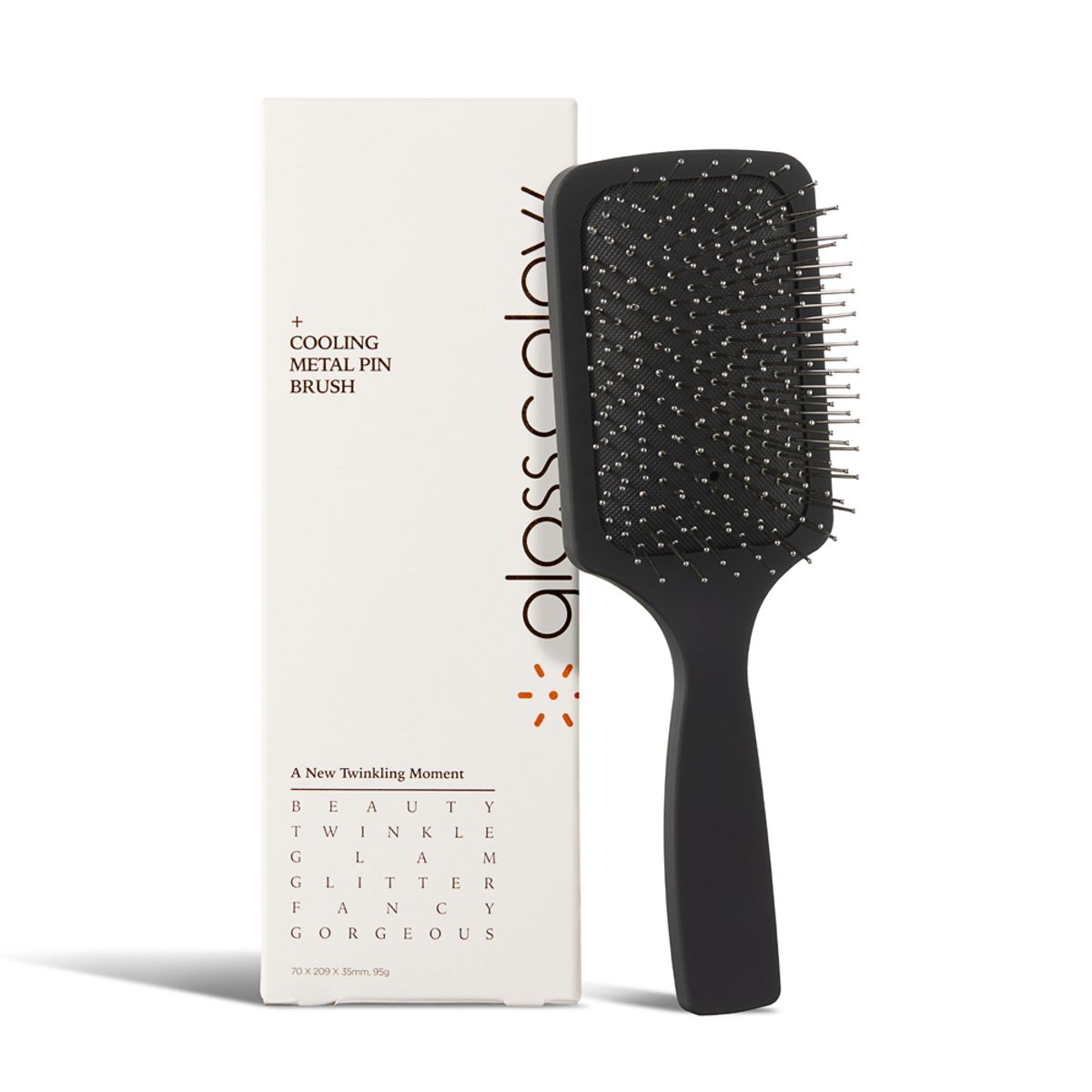 Domestically produced cooling metal fin brush