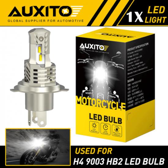 H4 9003 HB2 LED Motorcycle Headlight Bulb HID Hi/Low Beam High Power 10SF