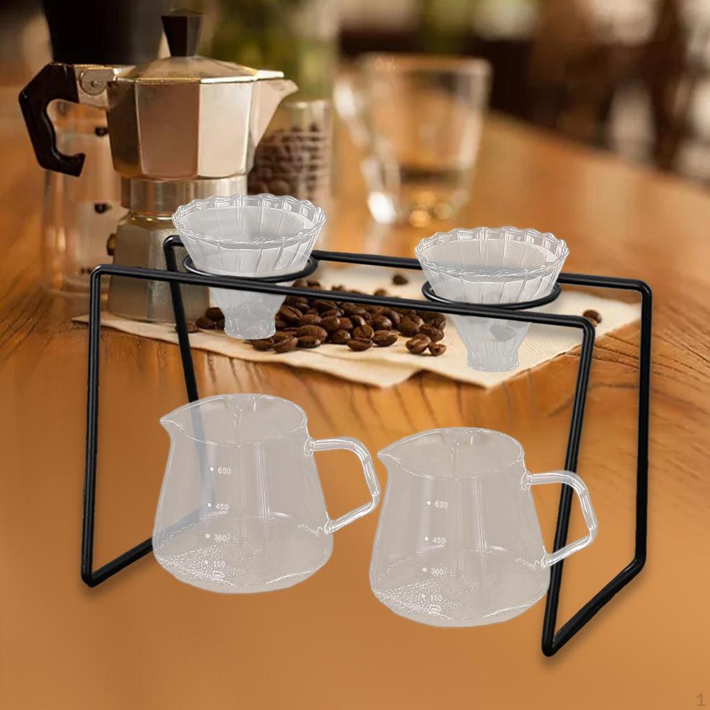 Kaffee-Dripper-Ständer mit wiederverwendbarem Filterhalter für Partys und Cafés