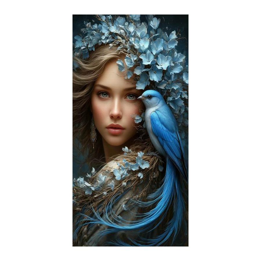 Women and Birds Large Size Diamond Painting Animals Diy Full Square Round Drill Rhinestone Embroidery Mosaic Cross Stitch Kits Wall Decor