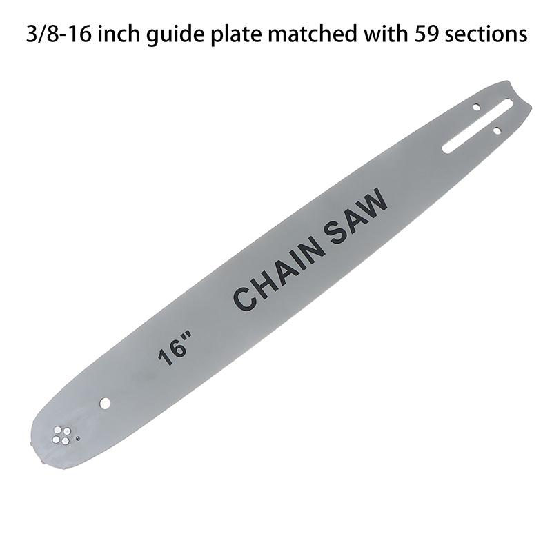 Drive Links Chainsaw Chain Guide Bar And Saw Chain Set 3/8" Pitch Chain Low-Kickback For Craftsman Carpentry Tools