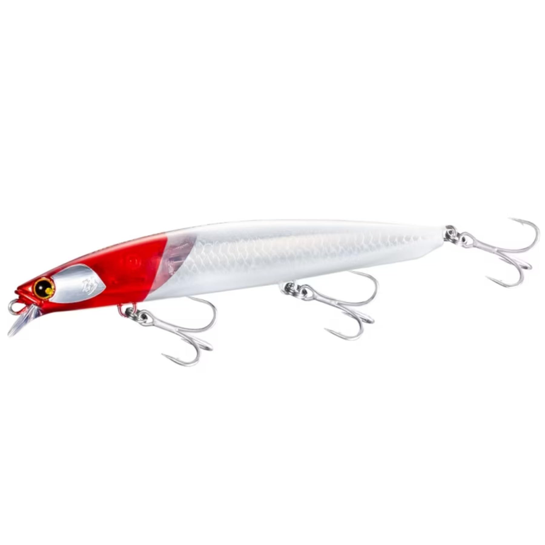 

Shimano Shore Saltwater Lure Minnow Netsuna Hirame Minnow SR 110F Flash Boost 005 N Red Head XF-110W