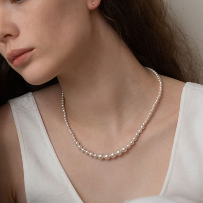 Dawn of Me Crescendo Pearl Necklace
