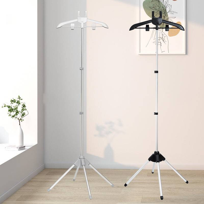 Household Floor Hanging Ironing Rack Foldable With Hand-held Clothes Board Support Shelf Telescopic Adjustment Accessories