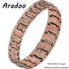 Premium Kupferarmband für Herren mit Magneten mit 5000 Gauß Stärke Titanstahl Armband Schmuck Geschenke
