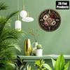 Metal Round Rose Wall Poster, Retro Vintage Living Room Decor