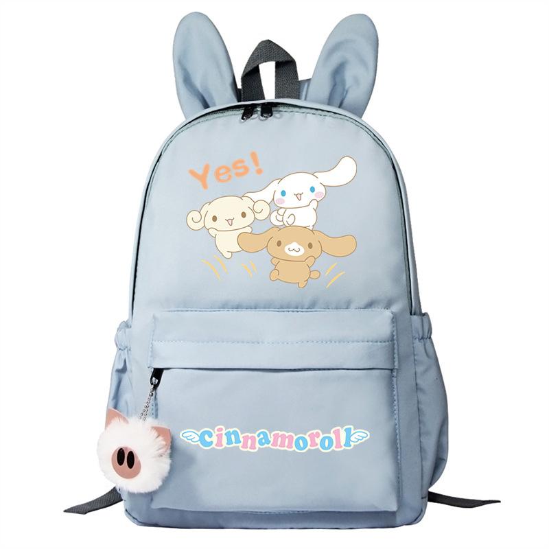 Cartoon Big Ears Dog Schoolbag Primary And Secondary School Students Large Capacity College Wind Double Shoulder Rabbit Ear Backpack