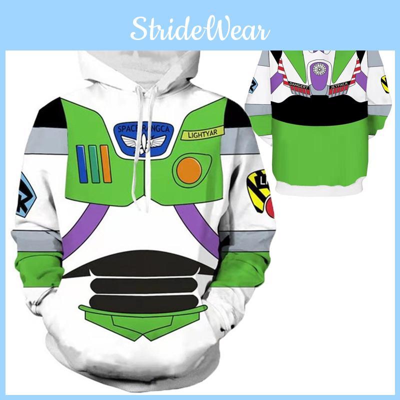 Toy Story Buzz Lightyear Hoodie Sweatshirt Cosplay Costume Pullover With Vibrant 3d Digital Print