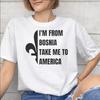 I Am From Bosnia Take Me To America Graphic Printed T Shirt for Unisex Unisex Cotton Tee Shirt Clothes