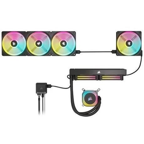 PC-Lüfter - CORSAIR - CO-9051001-WW - 120 mm - PWM - RGB - Drehzahl 480-2400 U/min