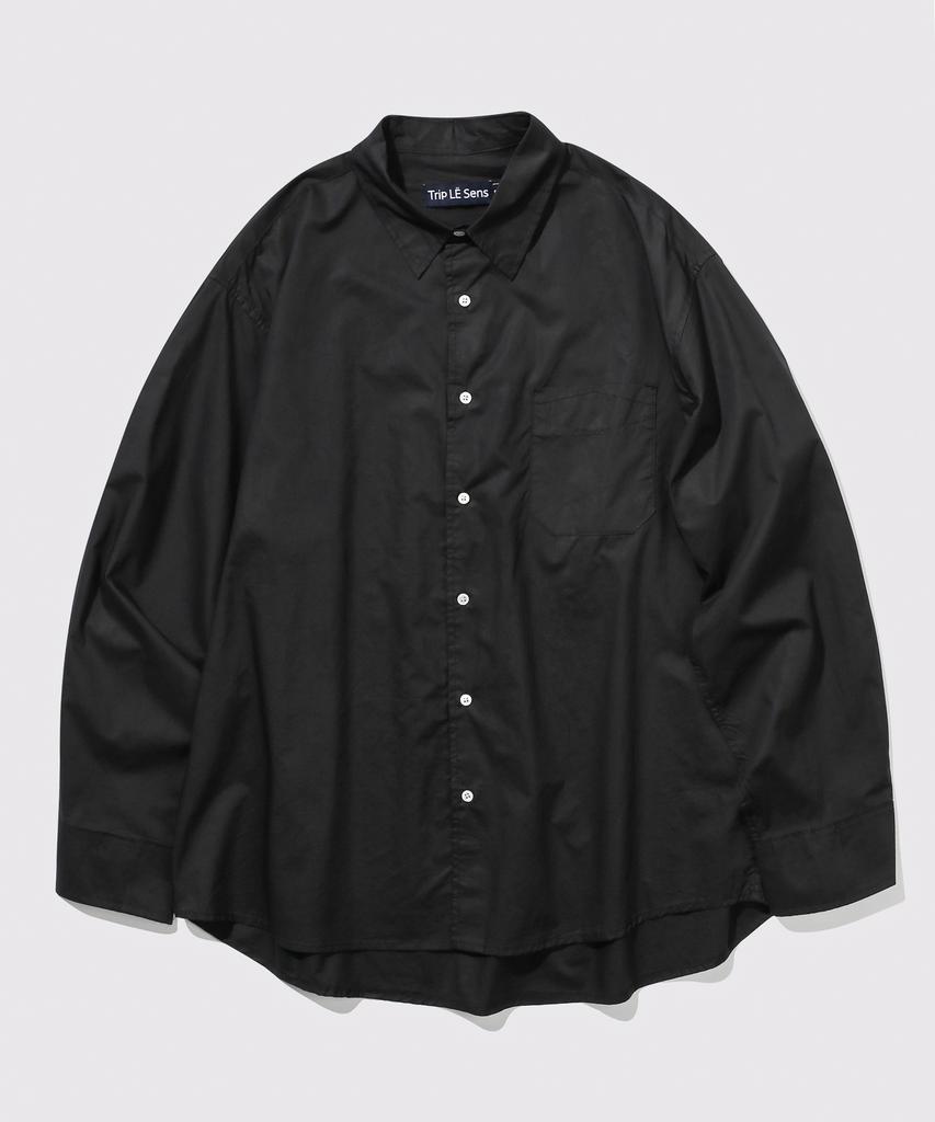 TRIP LE SENS Like Cotton Shirt_Black