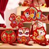 Embroidery 2026 Lucky Bag Chinese Style Zodiac Horse Ornaments Red Envelope Bag  Spring Festival
