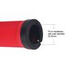 Platt poignees pour velo poignet vtt confortables en caoutchouc antiderapant avec embouts de guidon pour bmx/mountain