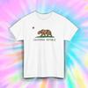 California Republic T-Shirt S-5XL Bear Flag Vintage State Pride Gift Tee