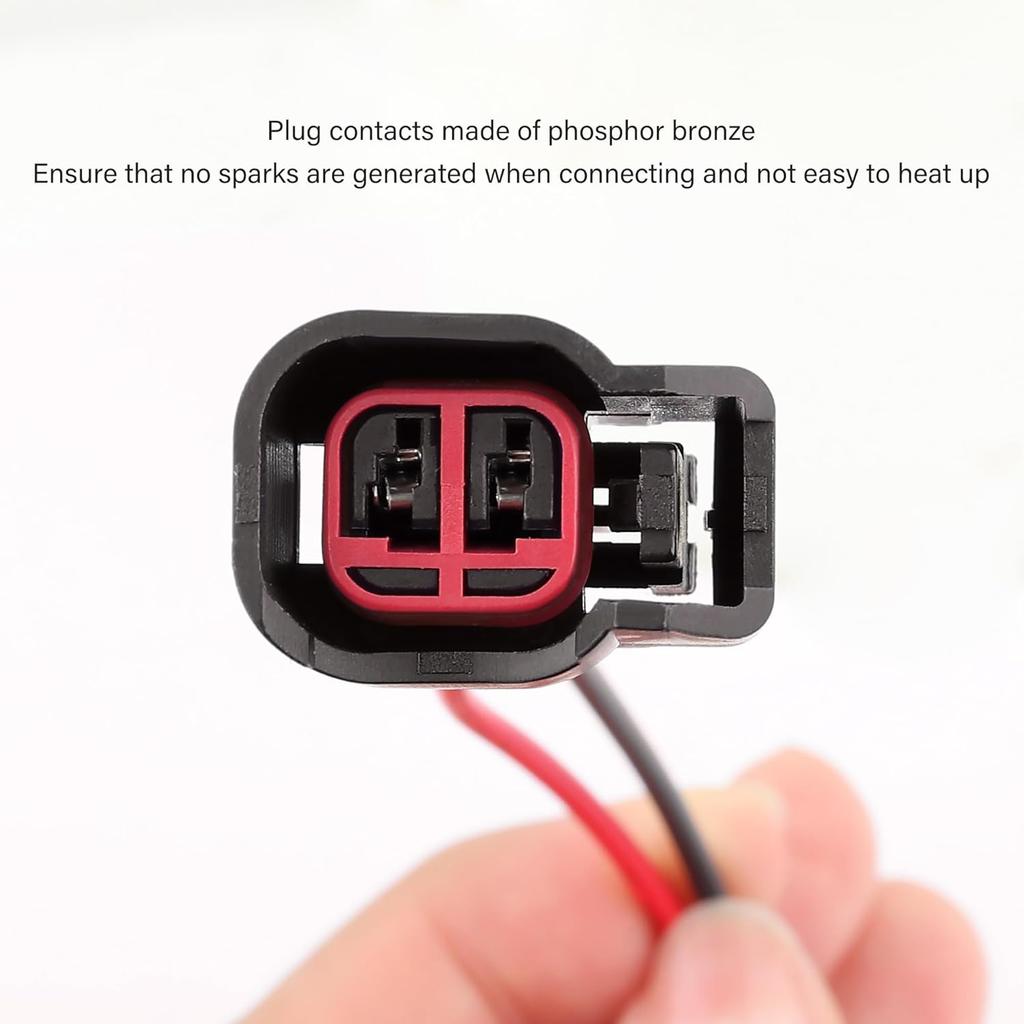 8 PCS Fuel Injector Connector Pigtail,Fuel Injectors Set Of 8 Replace OEM# 5013995AA,5161919AA,Car Accessories Fuel Injector Wiring Harness