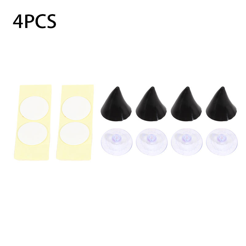 4PCS Motorcycle Helmet Cute Corner Horn Decoration Motocross Full Face Off Road Helmet Decoration Moto Car Accessories