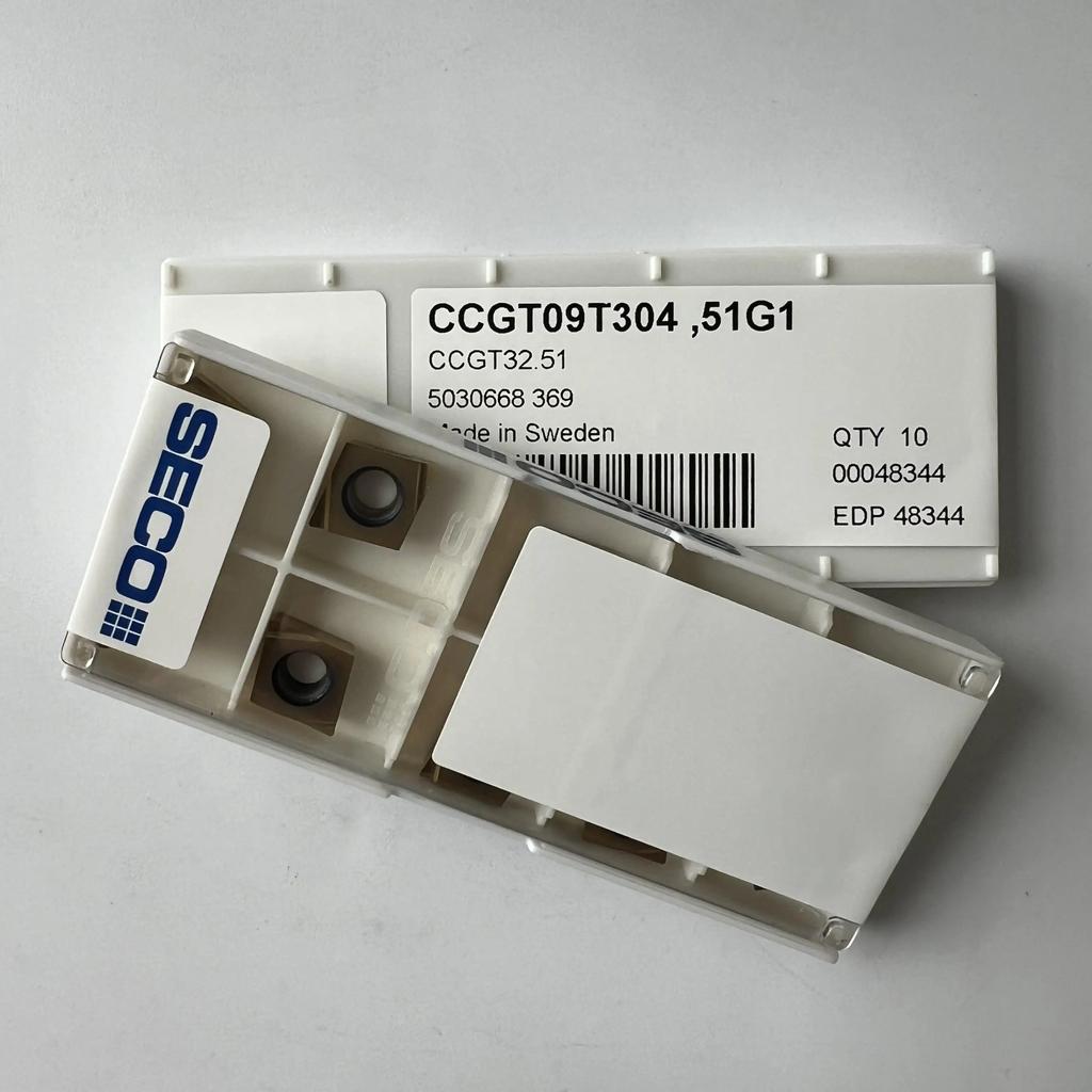 SECO / CCGT09T304,51G1 /Original carbide blade 10 Pcs
