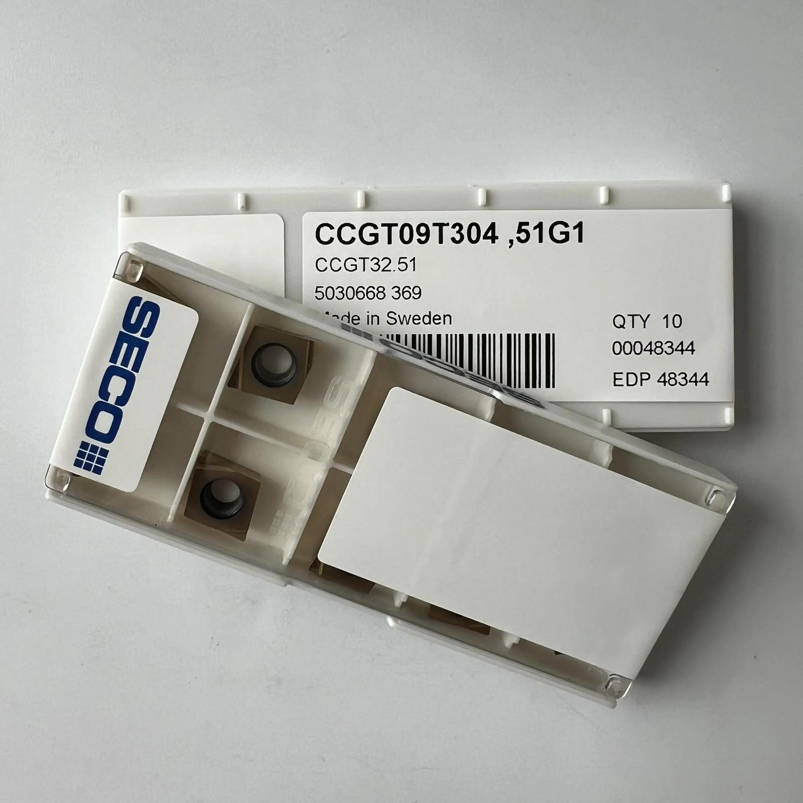 

SECO / CCGT09T304,51G1 /Original carbide blade 10 Pcs