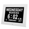 New Arrival Abs Material Digital Clock Frame With Big Font Electronic Calendar Alarm Clock