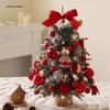 Mini Desktop Christmas Tree with Lights and Decorations