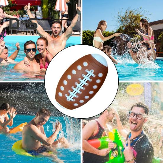 1/6 Stück Wasserfußball-Spielzeug, wiederverwendbar, schnell befüllbarer Wasserball, Sommer, Outdoor, Strand, Schwimmbad, Kinder und Erwachsene, nachfüllbares Rugby-Wasserkampf-Spielzeug