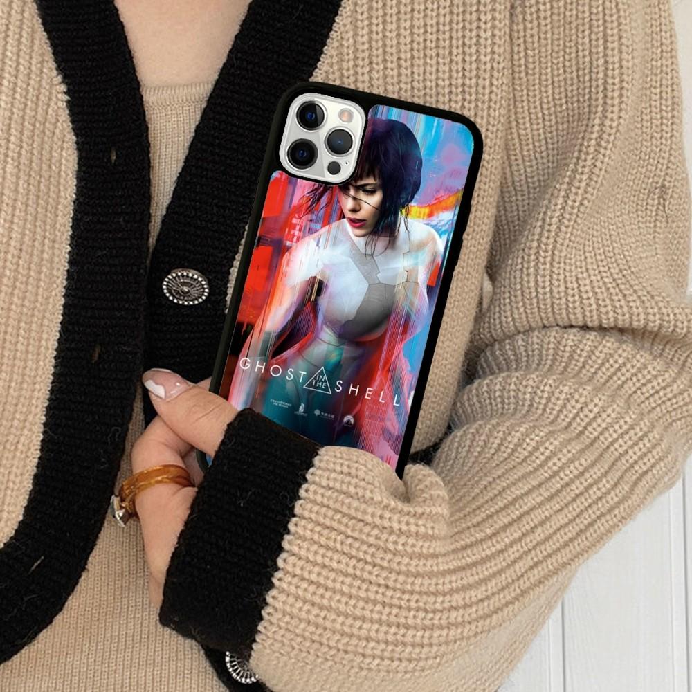 Ghost In the Shell Phone Case Silicone PC+TPU For For iPhone 11 12 13 14 15 16 Plus Pro Max Cover