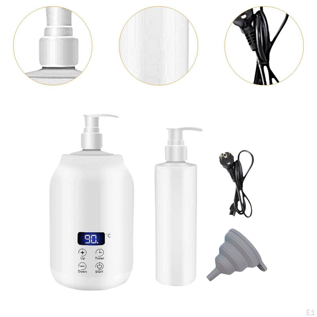 Ölheizung für eine Flasche, Temperaturregelung, LED-Bildschirm, Wärmer, weiß