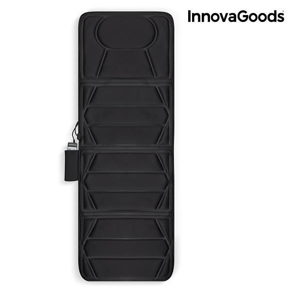 Tapis de Massage electrique Noir - Tapis de relaxation masseur anti mal de dos soins