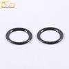 Fits 17 Grand Cherokee Models: Front Small Speaker Box Bright Ring & Center Console Dashboard Speaker Cover Patch