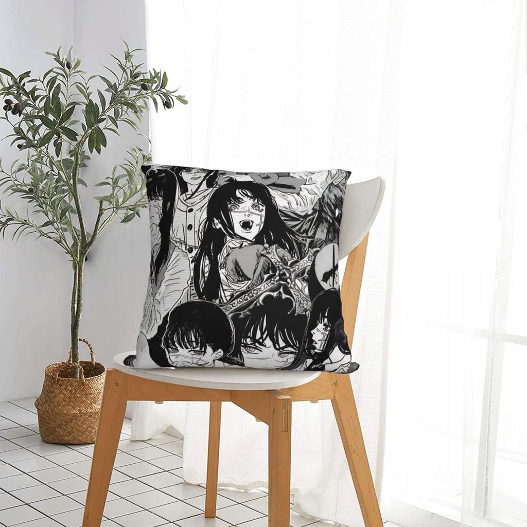 Yoru Chainsaw Man War Devil Pillow Covers Car Asa Mitaka Cushion Cover Cool Home Decoration Pillow Cover 40*40