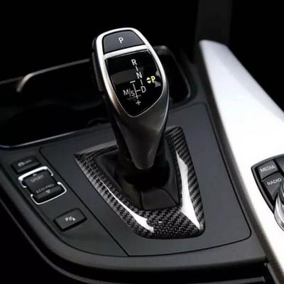 Echt Koolstofvezel Interieur Versnellingspookpaneel Cover Decal Trim Voor BMW 3 4 F32 F30