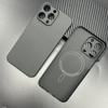 Magnetic Real Aramid Carbon Fiber Phone Case Cover On For iPhone 15 16 17 Pro Max Air 17Pro ProMax I15 I16 I17 Macsafe Magsafe