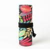 12/24/36/48/72 Holes Leaves Print Pencil Organizer Bag Canvas Pencil Wrap Pencil Roll Bag Pencil Storage Bag
