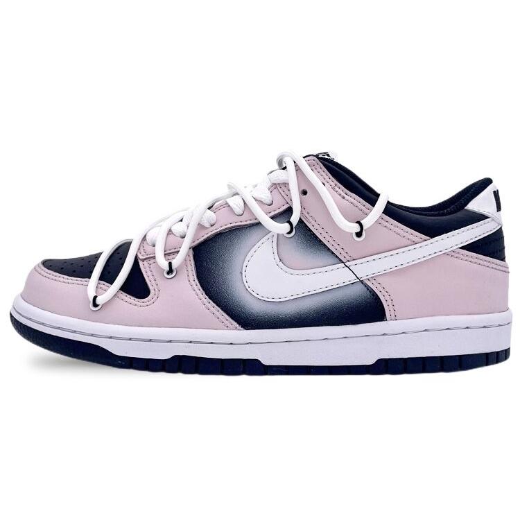 

Кроссовки Nike Dunk Low для скейтбординга, подростковые, черные с розовым, FD1232-001(Команда44-) 35.5
