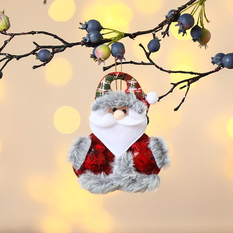 Christmas Fabric Ornaments Set - Plush Dolls, Tree Hangers & Gift Decor