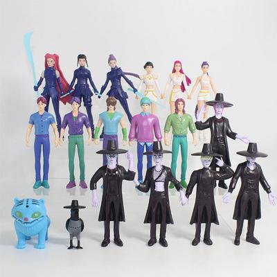 5 sztuk-18 sztuk/Zestaw Figurka Akcji Kpop Łowcy Demonów Tygrys Rumi Mira Zoey Lalka Figurka Model PVC Figurka Kolekcjonerska Dekoracja Pokoju