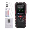 4 In 1 Gas Detector, Portable O2 LEL CO H2S Monitor with LCD Display and Backlight, Data Storage, Multi Gas Detector