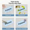 5rolls Label Tape, Compatible with Phomemo Portable Thermal Printer, 14 X 40mm, Suitable for Office,School,and Home Use, Colored