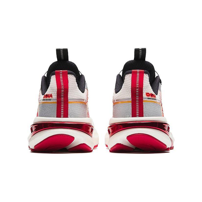 Anta Komfortable Trendy Sklisikre Slitesterke Lavsko Barneløpesko Barnesneaker Hvit Rød 312345535-6