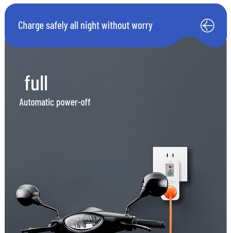 Electric Vehicle Charging Power-off Protector Timer Extension Cord