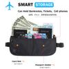 Azarxis Waist Passport Hanging Security Passport Hidden Large Perfect for Overseas Men and Women Pouch, Case, Neck, Anti-Skimming, Slim,
