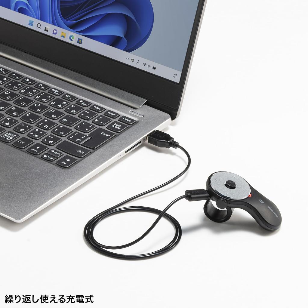 Sanwa Supply Bluetooth Ring Mouse (with Scroll) MA-BTRING5BK
