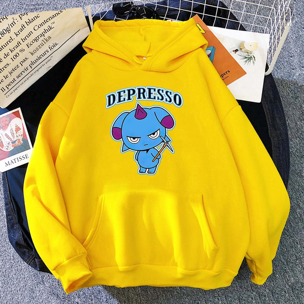 Palworld 2024 Hot Funny Game Depresso Womenmen Hoodies Lovely Kawaii Hoodie Unisex Vintage Pullovers Sweatshirt Anime Clothes
