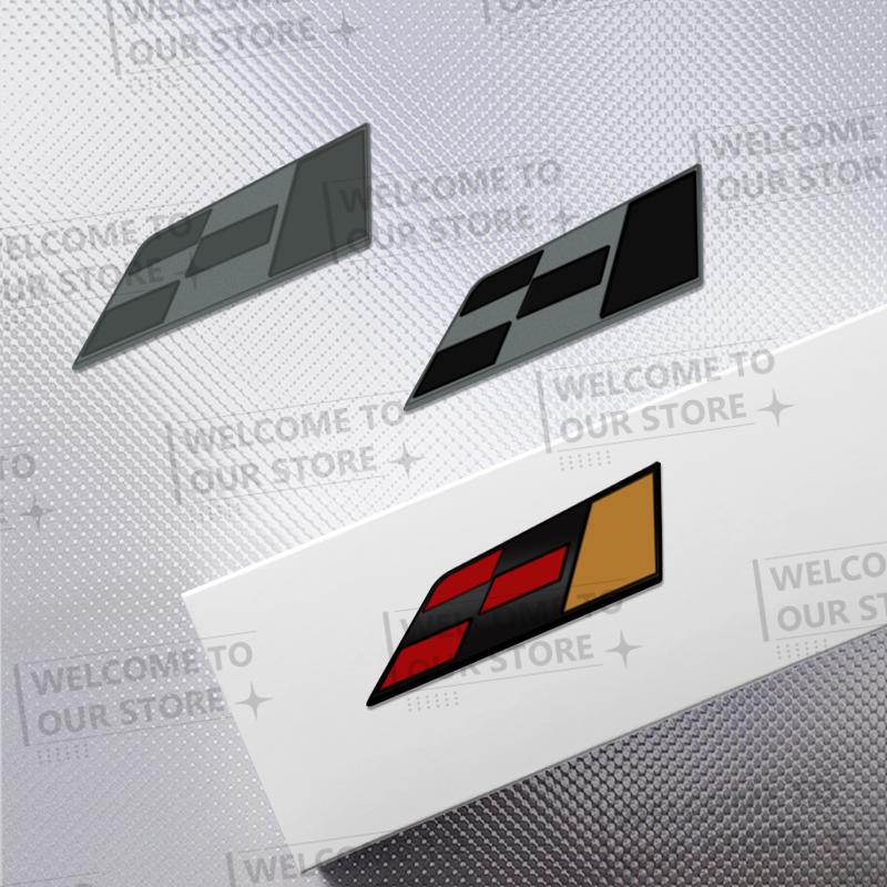 3D Metal Racing Flag Car Steering Wheel Badge Sticker Styling Interior Dekoration For Mill Alhambra Ibiza Leon Cupra Ateca Arosa