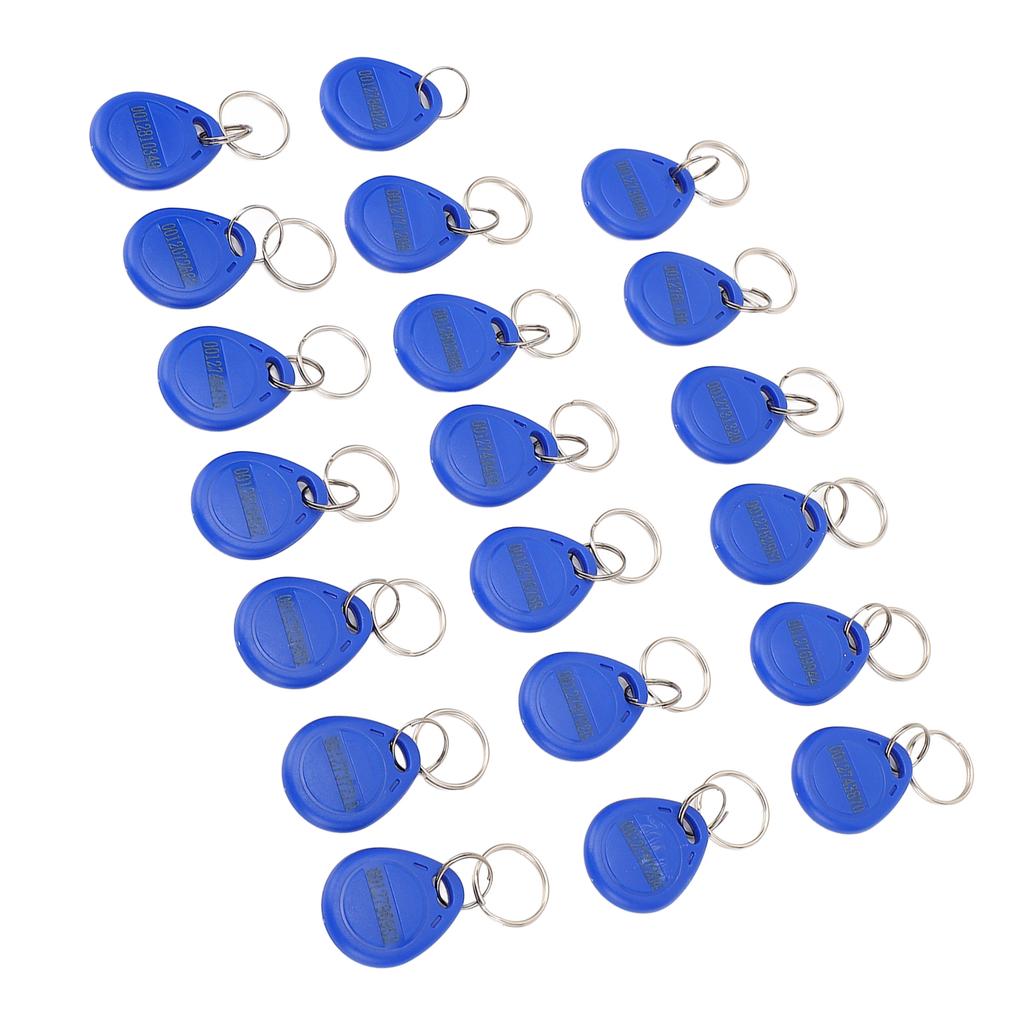 20 SZT. Zapisywalny Brelok 13,56 MHz Token Zawieszki do Kluczy Breloki do Systemu Kontroli Dostępu System Rejestracji Czasu Pracy w Windzie