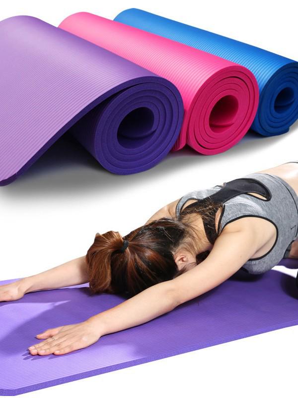 

Anti-Slip Thick Yoga Mat for Beginners - Extra Wide and Long for Home Fitness, Dance, and Sports 183x61x0.8 cm рожевий