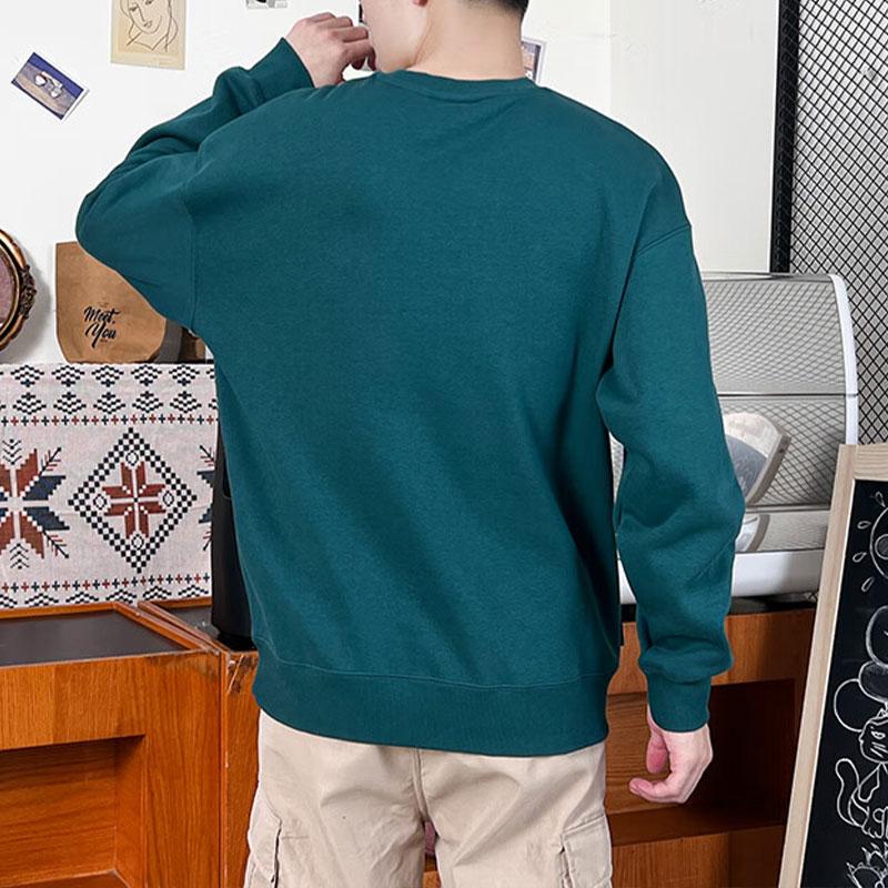 Puma Letter Embroidery Loose Thickened Breathable Running Sports Hoodie Men Hoodies Green 625312-43