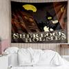 1PC Sherlock Victorian Mystery Quick-Dry Tapestry, Unique Design Tapestry, Suitable for Bedroom,Livingroom, Playroom,Heartwarming Holiday Gifts